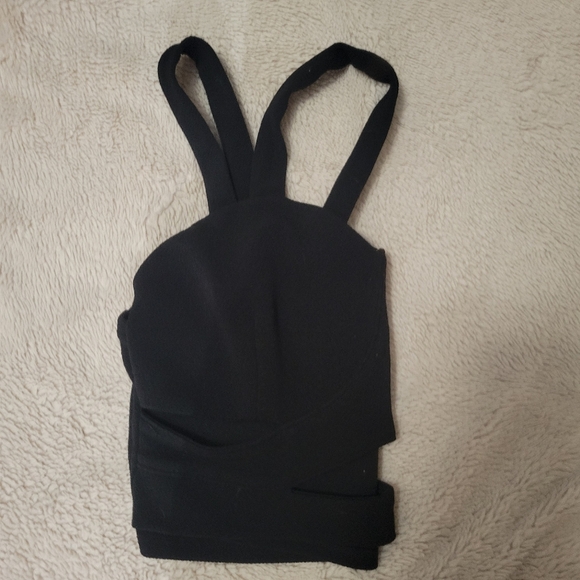 Black Crop top/Bralette w/ Cut-outs - Picture 5 of 5